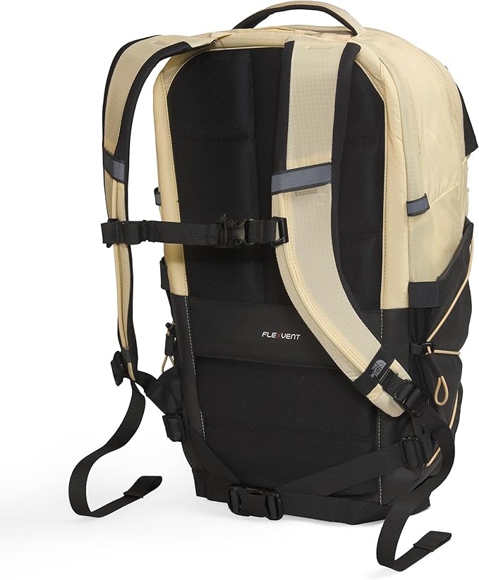 THE NORTH FACE Borealis Commuter Laptop Backpack | Water Repellent Finish, 16" Laptop Sleeve, Large Main Compartment for Everyday Carry, Gravel/TNF Black-NPF, One Size