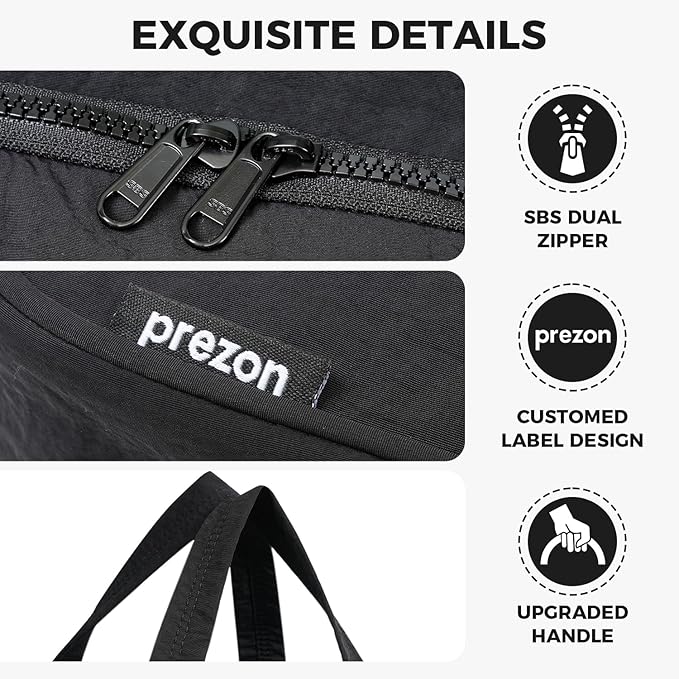 Toiletry Bag For women,Portable Hanging Organizer,4 Leakproof Compartment for full-sized Conditioner, Brushes Set, Makeup Accessories,Visible and easy to access.L-black