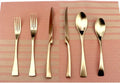 24-Piece Flatware Set,Extra Thick Heavy Duty - 18/10 Stainless Steel Cutlery Sets,High Matte Rose Gold Finish Silverware Flatware Sets Service for 4,Use for Home,Tableware Utensil Sets