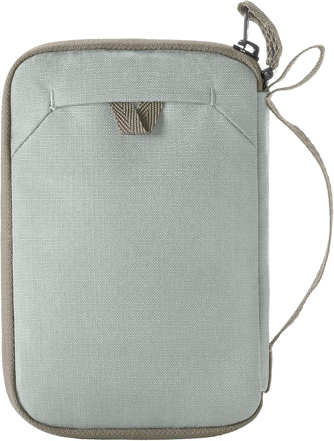 Eagle Creek Stash RFID Passport Wallet – Slim Travel Organizer with RFID Blocking – Secure Storage for Passport, Cards & Cash – Lightweight & Water-Resistant – Unisex – Storm Grey