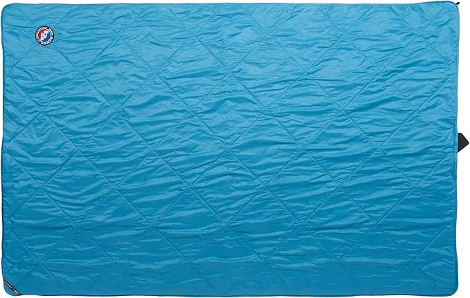 Big Agnes Why Not Picnic Blanket, 90x90 - Waterproof Outdoor Blanket with Insulation, Hidden Pocket & Stuff Sack for Camping, Beach, & Concerts