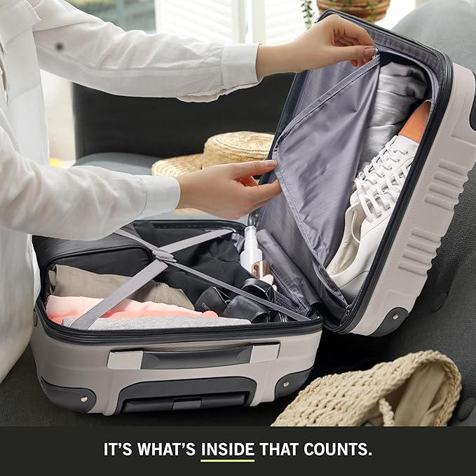 Kenneth Cole REACTION Out of Bounds, Mushroom, 28-Inch Checked