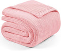 L'AGRATY Knitted Weighted Blanket - 60"x80" 15lbs Cooling Chunky Knit Heavy Blanket for Adults Braided Crochet Throw Thick Cable Yarn Knit Decorative No Beads Evenly Weighted Machine Washable