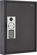 Adiroffice Key Holder Wall Mount - 60 Keys Lock Box with Code, Key Cabinet Wall Mount, Valet Parking Key Box, Car Dealer Key Cabinet - Space Saving Locking Key Box Wall Mount with Digital Lock