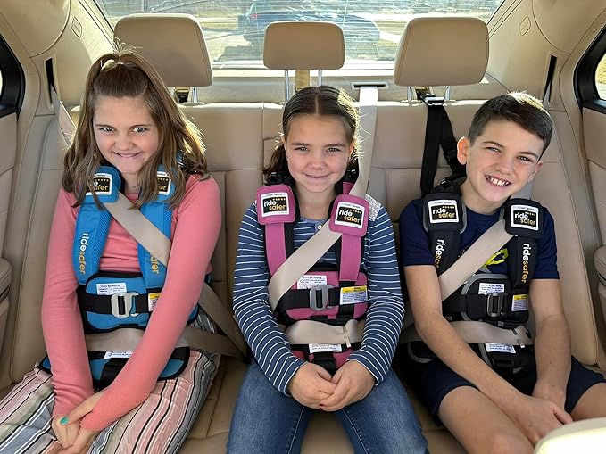 Extra Large Blue, Lightweight, Compact, Portable Car Seat - Perfect for Travel and Everyday Child Safety