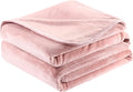 Surii Home Luxury Microfiber Flannel Blanket, Super Soft, Warm, Cozy, Fluffy, and Breathable, Perfect Throws for Bed, Couch, Sofa, for All Season Use. 350GSM Travel Size 50x60 Inches(Sepia Rose)