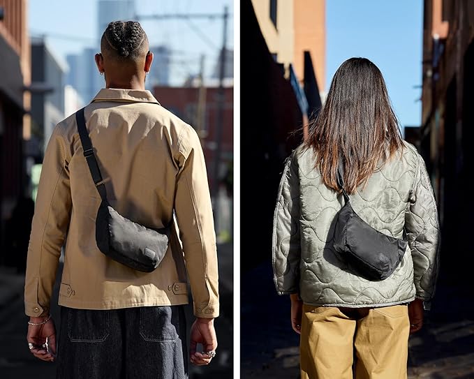 Bellroy Laneway Crescent Bag (everyday 2.5 liter mini crossbody bag with plenty of pockets and adjustable strap)' - Fawn