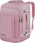Carry On Backpack, 55L Extra Large Travel Backpack for Men & Women, Expandable Big Capacity For Airplanes, Travel Gifts for Men Women, Fits 18.4 Inch Laptop, Luggage Suitcase Daypack Bag, Pink