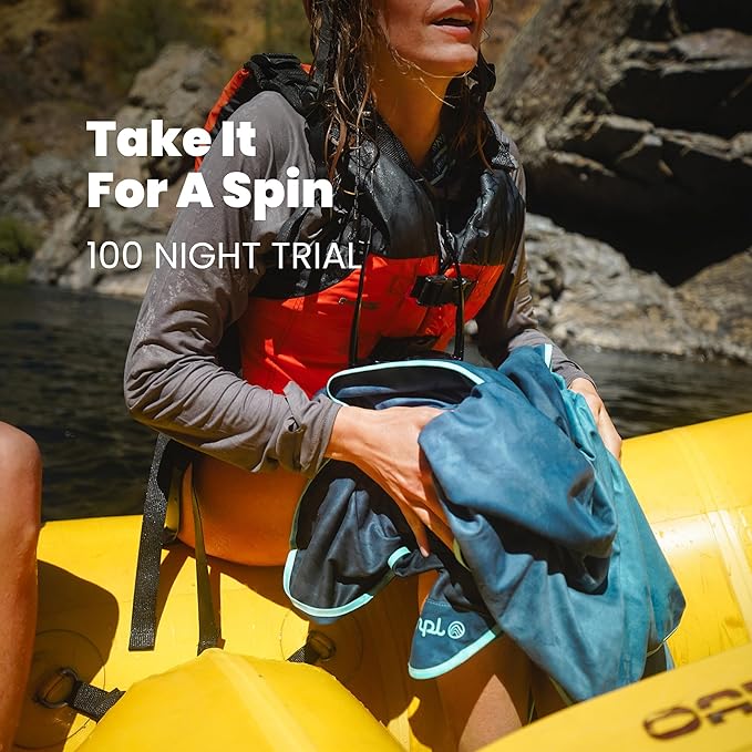 Rumpl Tech Towel Quick-Dry Towel for Travel, Beach, and Camp, Cascade Fade - Green