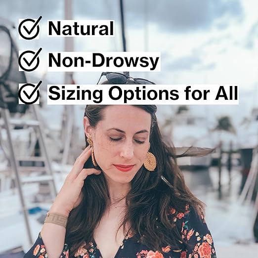 Acupressure Relief Band - Ana Duo (Medium) - Motion Sickness Bands and Nausea Relief for Pregnant Women | Travel, Pregnancy, Cruise