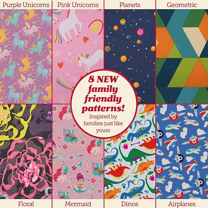 Lusso Gear Car Seat Activity Tray - 600D Oxford Cloth, Planets - Toddler Lap Tray for Kids with Tablet Holder, Dry Erase Top, Mesh Pockets & Cup Holder - Travel Accessories & Airplane Seat Organizer