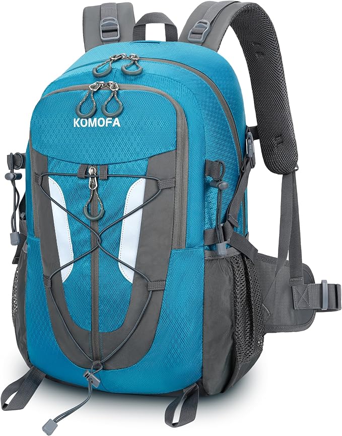 Hiking Backpack 30L Lightweight Travel Daypack Small Day Pack for Men Women Outdoor Camping Backpacking, Blue