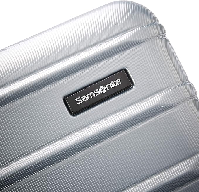 Samsonite Omni 2 Hardside Expandable Luggage with Spinner Wheels, 3-Piece Set (19/24/28), Artic Silver