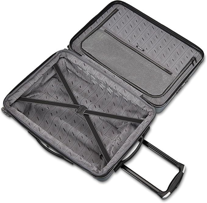 Samsonite Omni 2 Pro Hardside Expandable Luggage with Spinner Wheels, Pro Carry-on, MIDNIGHT BLACK