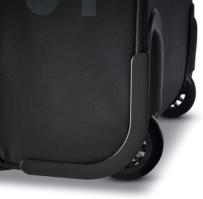 Samsonite Andante 2 Wheeled Duffel Bag – 22-Inch Durable Rolling Luggage with Inline Skate Wheels, Push-Button Handle & Spacious Compartments – Travel-Friendly and Lightweight - All Black