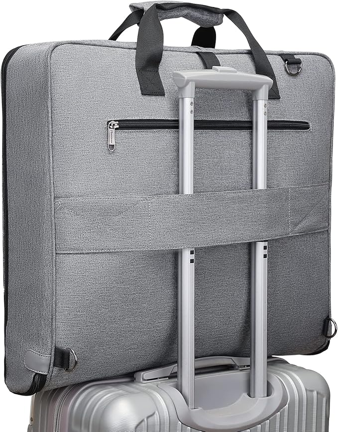 Modoker Suit Luggage Garment Bag with Shoulder Strap, Suit Carry on Bag Hanging Suitcase Garment Bags for Men Women Business Travel