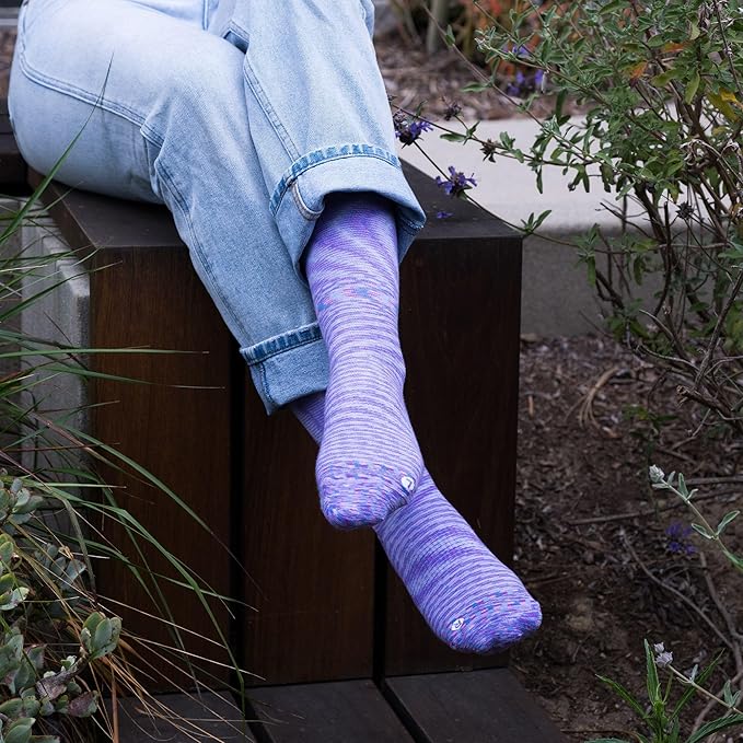 Medical Grade Compression Socks for Men & Women 15-20 mmHg by OrthoSleeve (Galaxy, Large)
