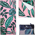 Quick Dry Towel Extra Large 78x35 Inch - Microfiber Beach Towel - Perfect for Beach, Travel, Swimming, Pool, Yoga, Hiking, Camping - Lightweight, Fast Drying, Compact for Adults (La Fashion)