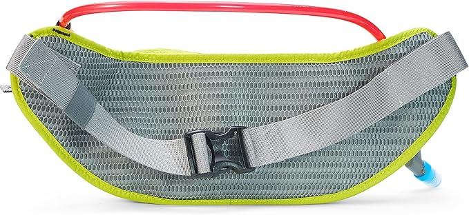 USWE Zulo Hydration Hip Pack - with Organizer and Side Pockets, Bounce Free Hip Belt (Crazy Yellow, 2L)