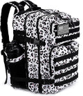 LHI Military Tactical Backpack for Men and Women 45L Army 3 Days Assault Pack Bag Large Rucksack with Molle System - Leopard