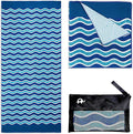 Elite Trend Microfiber Beach Towel for Adults with Bag - Extra Large 78x35 inch Lightweight Sand Free Quick Dry Towel for Travel, Swimming, Yoga, Camping