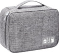 VOCUS Electronics Organizer Travel Cable Organizer Bag for Electronics Accessories, Portable Tech Carring Large Storage Case for Charger, Cord, Power Bank, Hardware